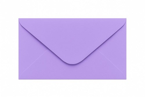Koperty Ozdobne DL Fioletowe 120g 50 sztuk - Idealne Na Zaproszenia