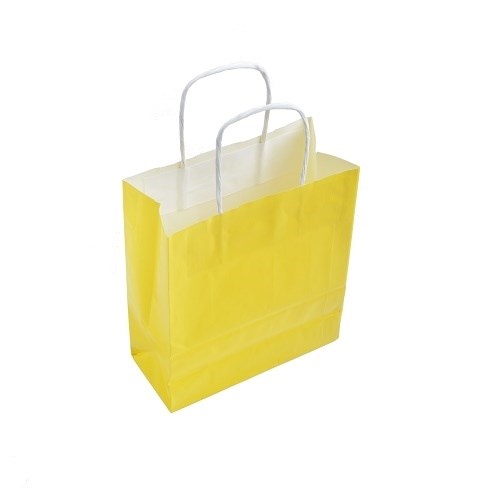 Pakiet - Torba Lakierowana 250x110x320 ŻÓŁTA 10 szt