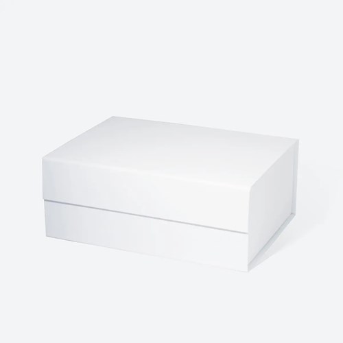 Białe pudełko magnetyczne 255×190×100 mm