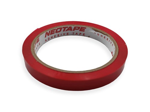 Taśma Do Zaklejania Worków NEOTAPE  12mm/60m CZERWONA