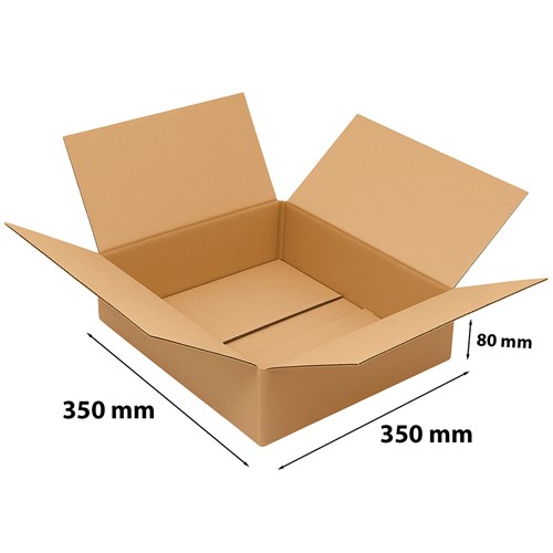 Karton Klapowy 350x350x80mm Wysyłkowy B360 Paczkomat Inpost Gabaryt A