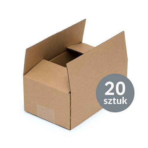karton klapowy, pudełko tekturowe, karton 200x100x80, karton B320, pakiet 20 sztuk