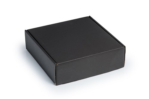 Kartonik czarny 290x230x80 F427  pudełko fasonowe ozdobne