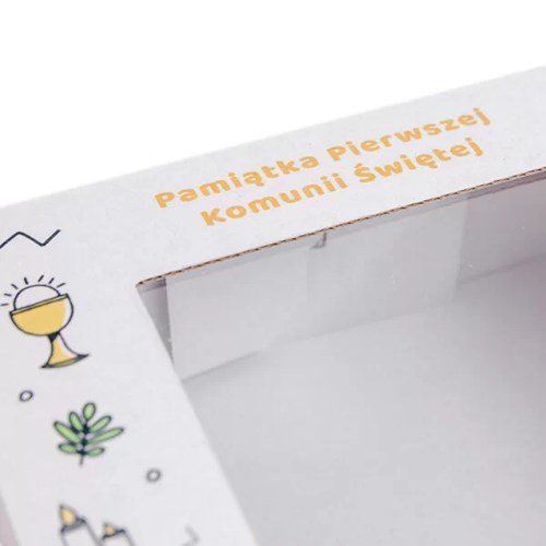 Karton wykrojnikowy KOMUNIA 150x140x55mm