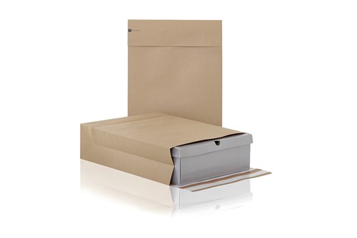 Papierowe koperty e-Green z podwójnym paskiem klejącym