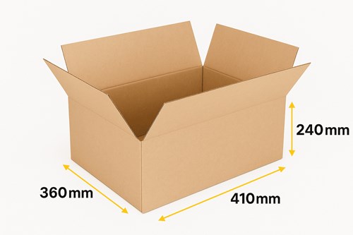 Karton 410x360x240mm z wkładem na 6 butelek
