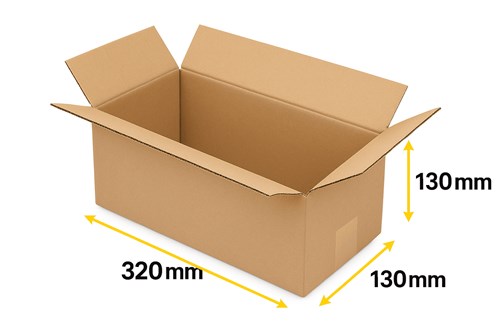 Pakiet - Karton Klapowy 320x130x130mm - 50szt