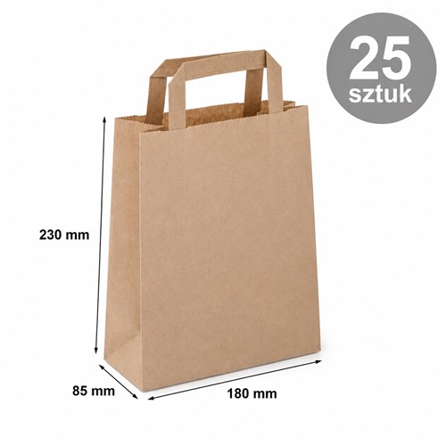 torba-papierowa-brazowa-180x85x230-z-uchwytem-plaskim-25szt