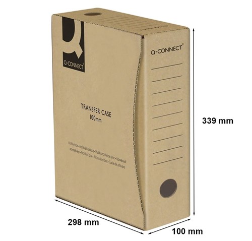 Pudło archiwizacyjne biurowe 100x339x298mm A4 Bezkwasowe