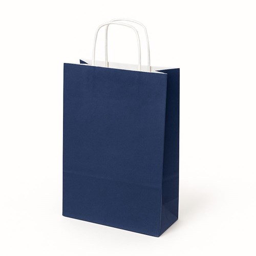 Torba Papierowa Ozdobna Granatowa 