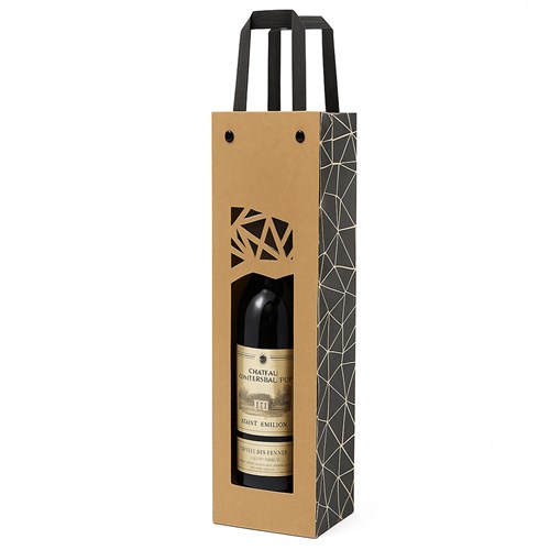 Torba 1 WINO Z OKNEM 95x91x385mm Ecru-Noir
