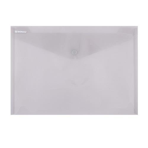 Teczka kopertowa PP A4 zatrzask 12szt. dymna