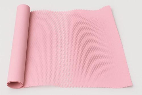 Plaster miodu jasnoróżowy 50cm/10mb– eco papier dekoracyjny do kwiatów