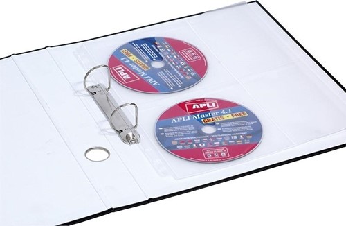 Koszulki na płyty CD/DVD +opis Donau A4 PP 25szt.