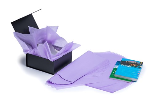 Bibuła ozdobna 20g 38x50cm Fioletowa Klasyczna – ozdobna – 100 arkuszy