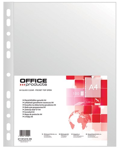 Koszulki Groszkowe Office Product A4 40um 100szt