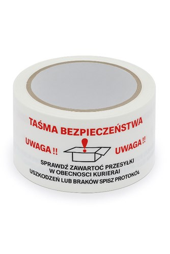 Taśma bezpieczeństwa z nadrukiem