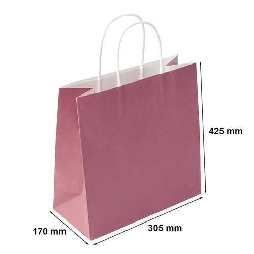Torba 305x170x425 bordowa