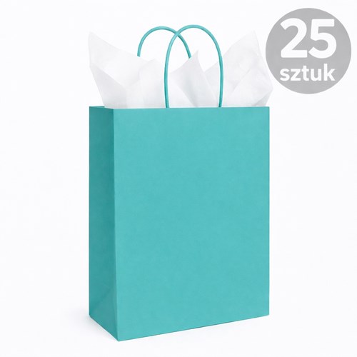 Torba papierowa morska 180×80×225 mm kraft 25 sztuk