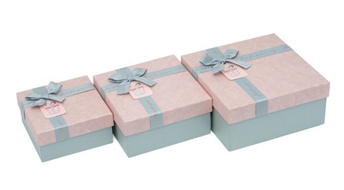 Zestaw Pudełek HL-014-PINK (3 szt)