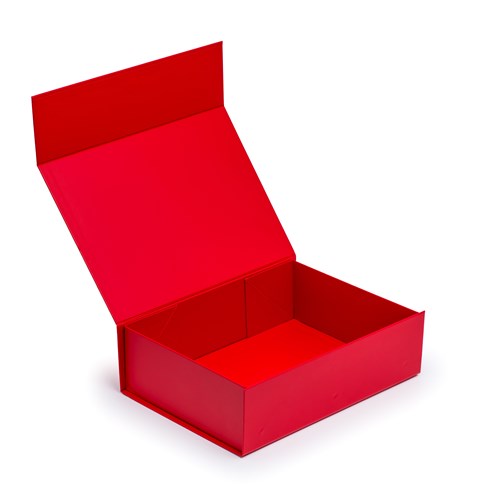 Pudełko Magnetyczne Czerwone 350x250x100mm Pudełko Ozdobne Na Prezent