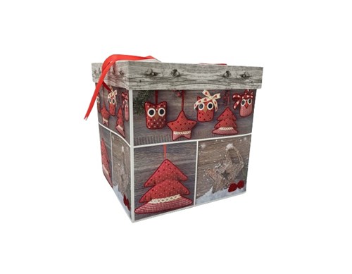 Zestaw Pudełek Świątecznych XMASS (4 szt.)