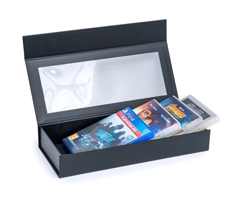 Pudełko Magnetyczne Czarne Okienko 345x150x55mm (zew) F2 Prezentowe
