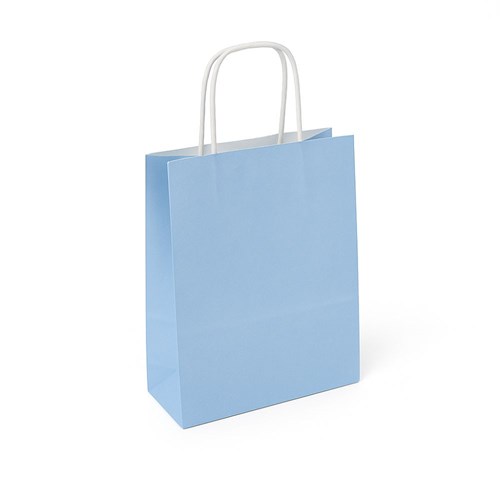 Torba Upominkowa Papierowa Pastelowy Niebieski
