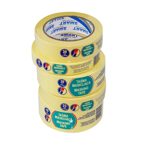 Taśma papierowa malarska SMART 19mm/50m