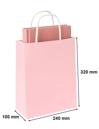 Torebka prezentowa Pastelowy róż