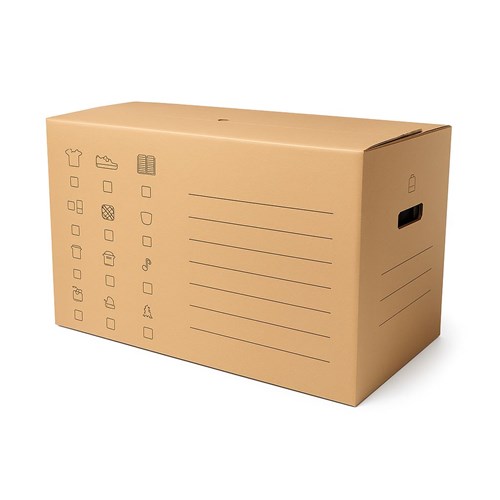 Pudło do przeprowadzki z uchwytami 630x345x400 mm C500
