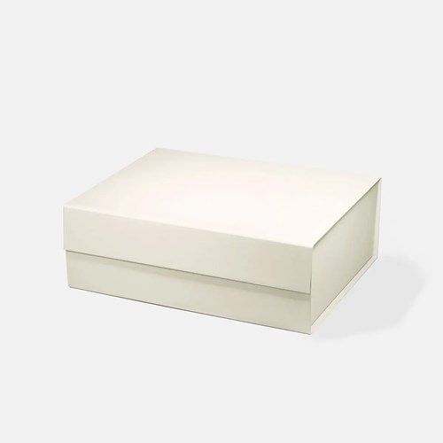 Głębokie pudełko magnetyczne A4 kość słoniowa 330 × 255 × 115 mm