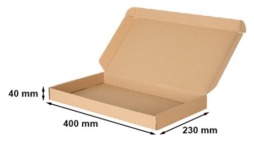 Karton Wykrojnikowy 400x230x40mm(zew) Paczkomat XS