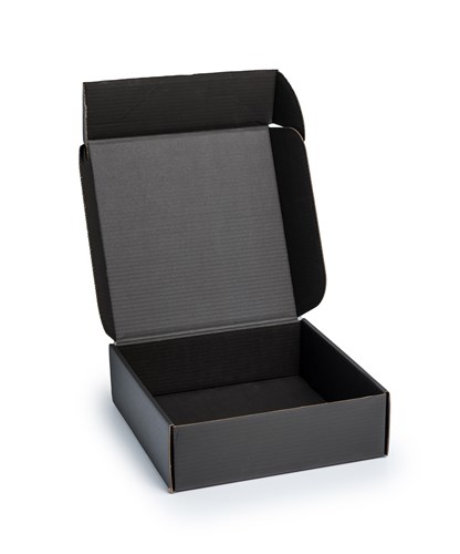 Kartonik czarny 290x230x80 F427  pudełko fasonowe ozdobne