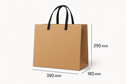 Torba Luxe Kraft EKO 390×180×290 mm – elegancja w dużym formacie