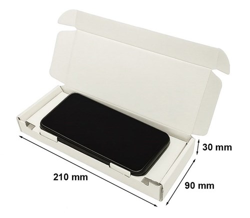 karton fasonowy, karton brązowy, pudełko na telefon, opakowanie e-commerce, karton 210x90x30