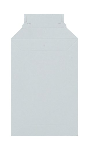 Koperta kartonowa B5 biała 175x250 mm z paskiem i zrywką do wysyłki książek i dokumentów