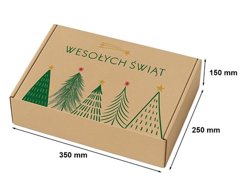 karton-swiateczny-zielone-choinki-350x250x150.