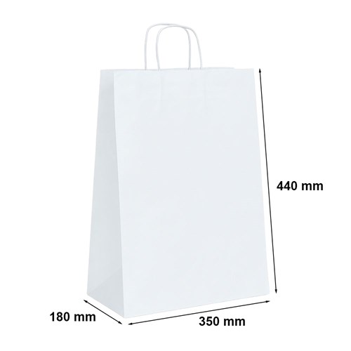Torba Papierowa Biała