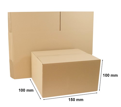 Kartony klapowe 150x100x100mm, 10 sztuk