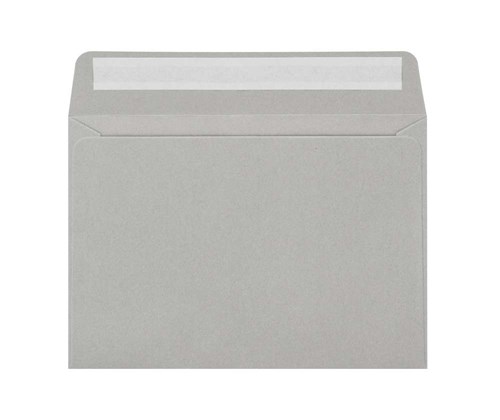 Koperty na zaproszenia C6 HK Szare 120gsm a50 x-18