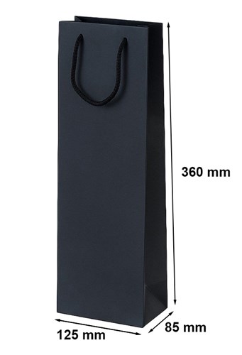 Elegancka Torebka Na Wino Czarna