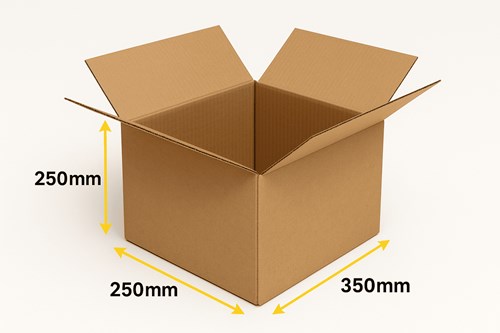 Pudło klapowe 350x250x250mm BC580 A4