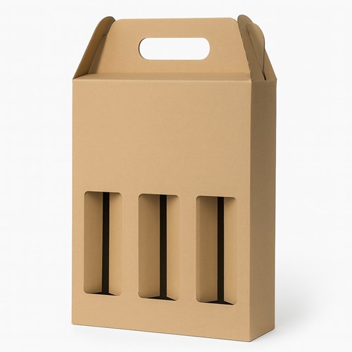 Karton wykrojnikowy 210x68x258mm na 3 piwa 10szt