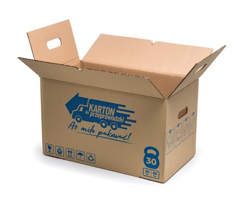 karton przeprowadzkowy, karton EB580, karton 5-warstwowy, karton fala EB, pakiet 10 sztuk