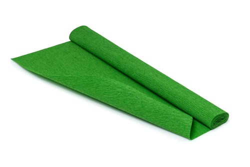 Krepina Włoska Bibuła gruba Zielona 50cm/2mb