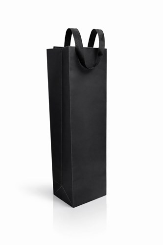Torba na wino 1 butelka 95x91x385mm CZARNA