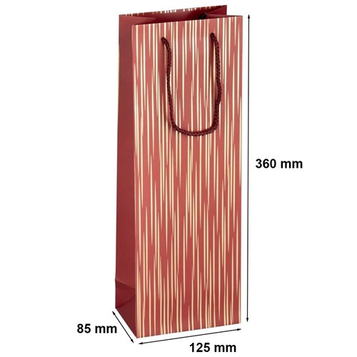 Torebka na wino 125x85x360 K-427 CZM