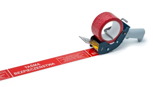 Taśma bezpieczeństwa czerwona