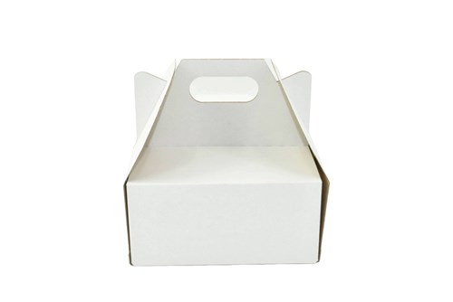 Karton wykrojnikowy biały 340x340x250 mm na tort – 20 szt.